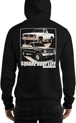 Miniatura 3 de Aggressive Thread SBL Chevy Square Body Hoodie Sweatshirt