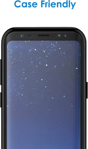 Miniatura 4 de JETech Protector de pantalla para Samsung Galaxy S8, película TPU Ultra HD, compatible con fundas, paquete de 2