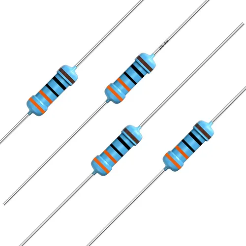 Miniatura 64 de California JOS 100 unidades de resistencia de 0.12 ohmios 1/4w (0.25 W) Resistencia fija de película metálica de tolerancia ±1%, más de 189 valores