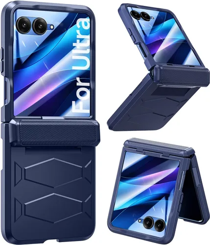 Miniatura 13 de Funda para Samsung Z Flip 4: [Protección completa de bisagra] Funda delgada para teléfono con protección de pantalla incorporada, protección