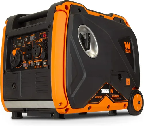 Miniatura 11 de WEN DF450i - Generador inversor portátil súper silencioso de 4500 vatios de combustible dual listo para autocaravanas con apagado de combustible