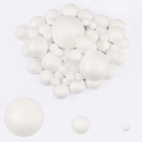 Miniatura 11 de LOMIMOS 24 bolas de espuma, bolas redondas blancas de 2.0 in/2 pulgadas para arreglos florales, artes y manualidades, suministros de bricolaje