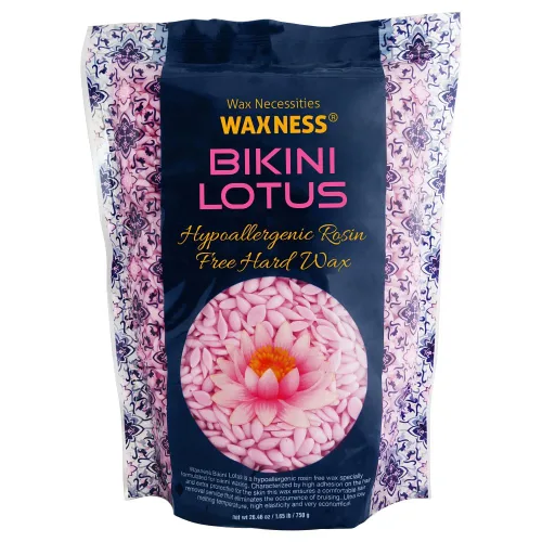 Miniatura 10 de Waxness Bikini Lotus - Cuentas de cera dura 0.8 lb (400 g) – Cera sin estrangulamiento sin colofonia para bikini y zonas sensibles, uso profesional