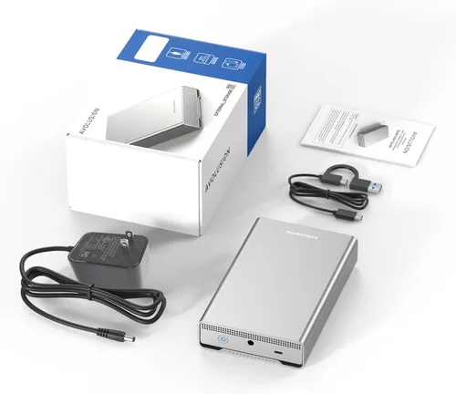 Miniatura 5 de Avolusion PRO-G2 14TB USB 3.2 Gen 2 (10Gbps) Disco duro externo USB-C para Windows/MacOS (plata)