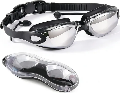 Gafas de natación polarizadas con protección UV, gafas de seguridad, antiniebla y sellado hermético para natación, entrenamiento y deportes