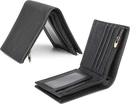 Miniatura 3 de Polare - Cartera plegable de cuero para hombre con bloqueo RFID Classic
