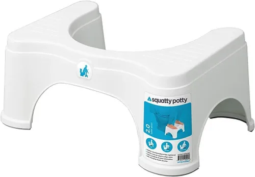 Miniatura 4 de Squatty Potty Taburete de inodoro original 2.0 base 7", blanco, 1 unidad
