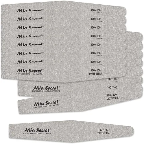Miniatura 6 de Mia Secret Forte Zebra Diamond Lima de uñas (centro rosa, 5)