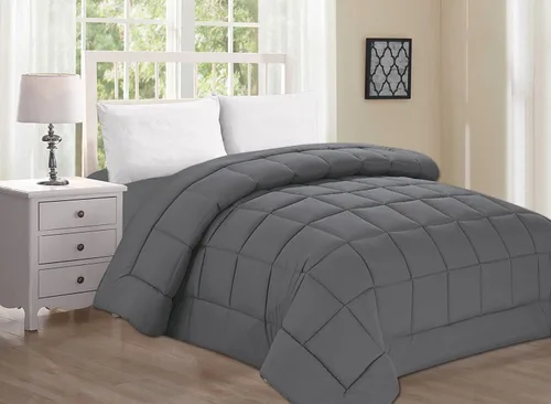 Miniatura 2 de Elegant Comfort Juego de edredón de lujo de 3 piezas, suavidad acogedora para todas las estaciones, juego de edredón ultra afelpado alternativo