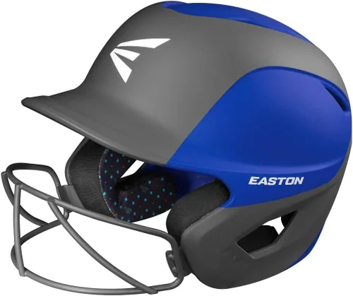 Miniatura 7 de Easton Casco de bateo Ghost con máscara Sóftbol de lanzamiento rápido Mate de dos tonos Múltiples estilos Negro/Blanco
