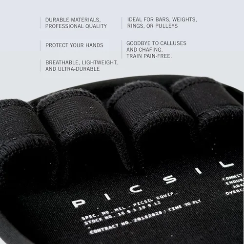 Miniatura 3 de PICSIL Almohadillas de agarre de fitness, la alternativa a los guantes de gimnasio, almohadillas de levantamiento para levantamiento de pesas