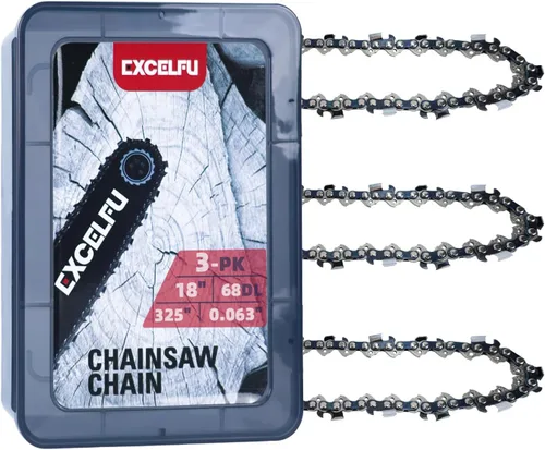 Miniatura 12 de Cadena de motosierra de 8 pulgadas para Greenworks Earthwise Craftsman Remington Chicago Kobalt Portland paquete de 3 unidades de 8 pulgadas 3/8