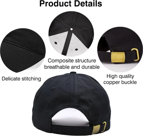 Miniatura 3 de Gorra de béisbol de Cat Daddy, gorra de algodón ajustable, regalo de jubilación para amantes de los gatos, regalos de cumpleaños de Navidad