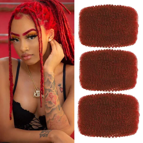 Miniatura 31 de Extensiones Loc de 10 pulgadas de grosor de cabello humano de 10 pulgadas, 10 hebras, extensiones de rastas de cabello humano para mujeres