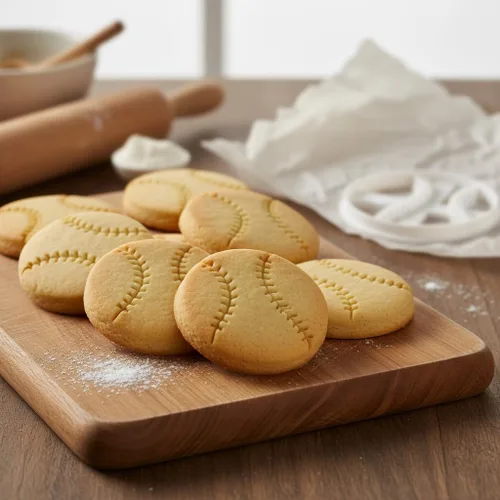 Miniatura 8 de Juego de 3 cortadores de galletas de sóftbol (diseños: murciélago, guante y bola), 3 piezas - Bakerlogy