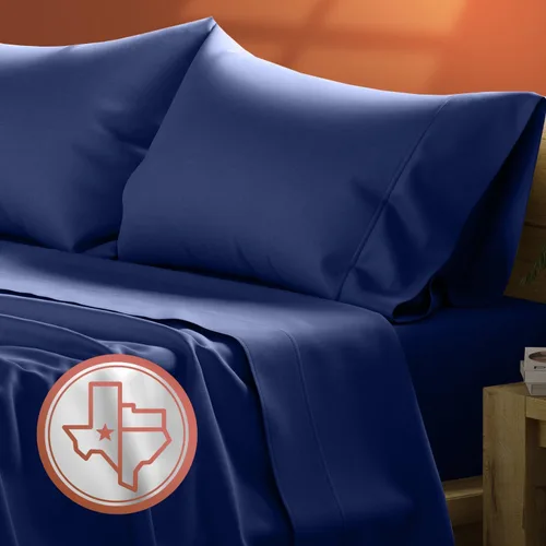 Miniatura 54 de TEXAS LINEN CO. Juego de sábanas de algodón egipcio Split King - 600 número de hilos, 5 piezas, sábanas blancas para cama ajustable, fibra 19: Raya