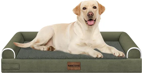 Miniatura 80 de Cama ortopédica lavable para perros medianos y grandes: cama con cojines de apoyo para perros medianos y grandes, cama impermeable de espuma tipo