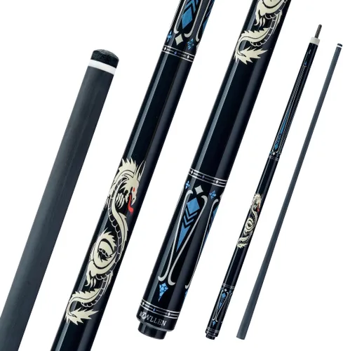 Miniatura 24 de KONLLEN Carbon Fiber Pool Cue Stick 58-inch Professional Pool Sticks for Adults Full Carbon Technology Low Deflection Pool Cue Billiard Cues with