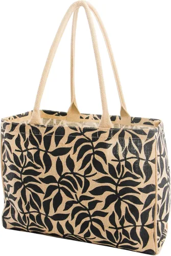 Miniatura 20 de Bolsa de mano de yute KAF Home para el mercado con asas, Talla única