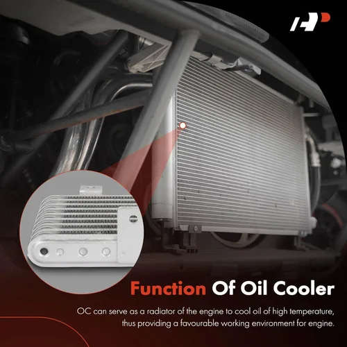 Miniatura 7 de A-Premium Enfriador de aceite de transmisión compatible con Mitsubishi Lancer 2008-2015, Outlander Sport 2011-2020, 2.0L 2.4L, aspirado naturalmente
