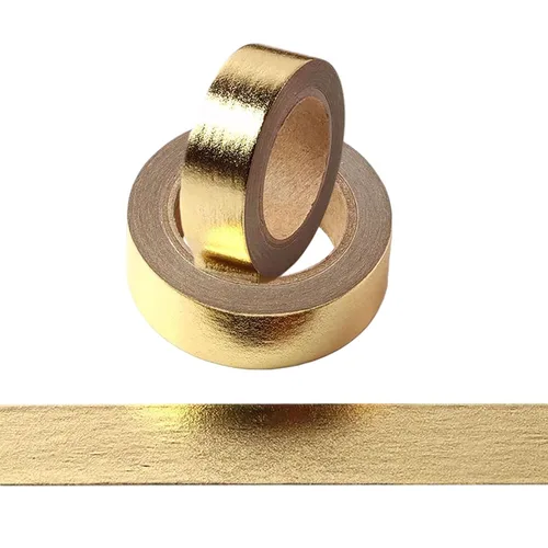 Miniatura 11 de Cinta Washi de lámina, juego de 2 rollos de 15 mm x 10 m (5/8" x 393 pulgadas) Cinta Washi, cinta adhesiva para manualidades, suministros de cinta