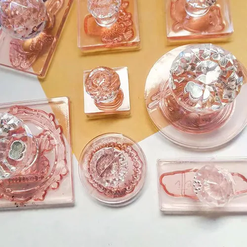 Miniatura 6 de Sello de goma con logotipo personalizado con mango (rectángulo 0.6 x 1.8 pulgadas)