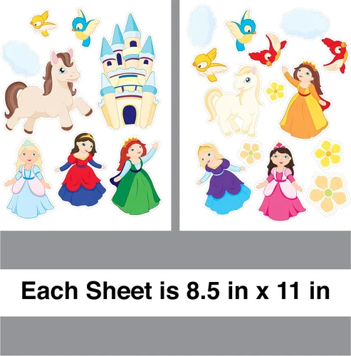 Miniatura 2 de Littlest Princesa Sticker Sheet Pack