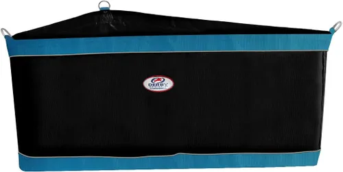 Tahoe Tack Comedero patentado para heno de esquina para caballos con fondo súper resistente y 1200D diseñado para remolques y puestos
