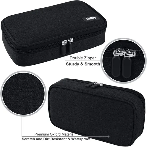 Miniatura 3 de Chelory Estuche para Lápices de Gran Capacidad, Bolsa Grande para Lápices, Estuche para Bolígrafos, Porta Lápices y Marcadores, Bolsa