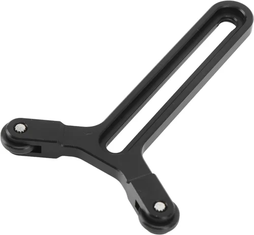 Miniatura 8 de Soporte de lente, marco de soporte de lente ajustable de 2 ruedas en forma de Y con ajuste vertical de 2.815 in, adecuado para DJI S y para sistema