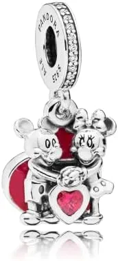 Miniatura 2 de PANDORA Disney, Minnie y Mickey con amor, Metal, Circonita cúbica