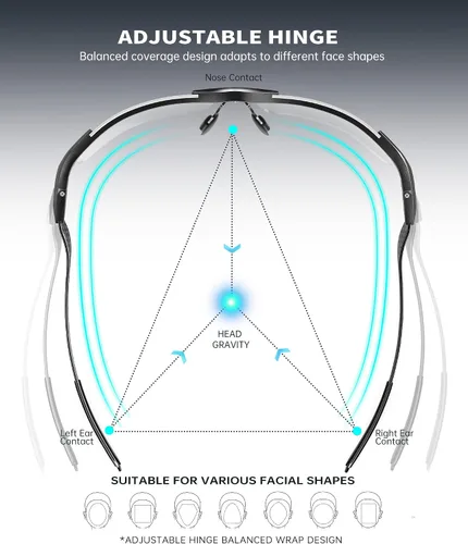 Miniatura 6 de ANYLUV Gafas de luz azul para hombre: gafas de bloqueo de luz azul de fibra de carbono ligeras anti para protección ocular