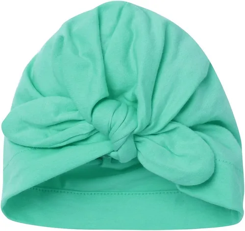 Miniatura 6 de dPois - Juego de 3 gorros de hospital para recién nacido, con nudo suave y conejo