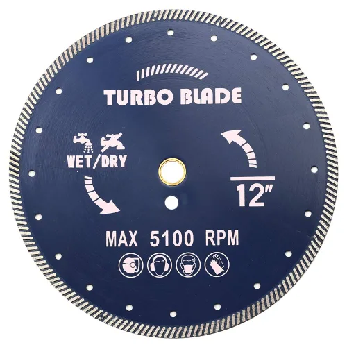 Miniatura 5 de Hoja de corte turbo de diamante de 10 "Hoja de granito para granito y mármol..