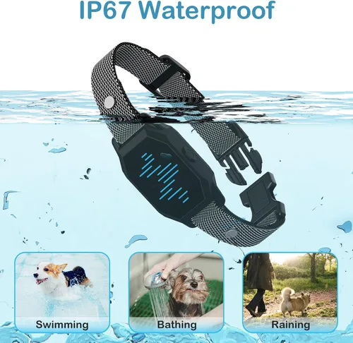 Miniatura 6 de Collar de entrenamiento para perros, collar de choque para perros con control remoto, 2500 pies y 4 modos de entrenamiento pitido, vibración, choque