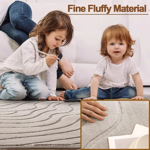 Miniatura 5 de Electric Heated Area Rug, Heated Floor Mat with 60 Levels Adjustable Thermostat, 12 Hour Timing Bedroom Heated Floor Pad, for Living Room