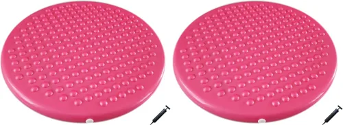 Miniatura 7 de AppleRound Jr. Cojín inflable para asiento con bomba, 12.2 in de diámetro, asiento sensorial para niños