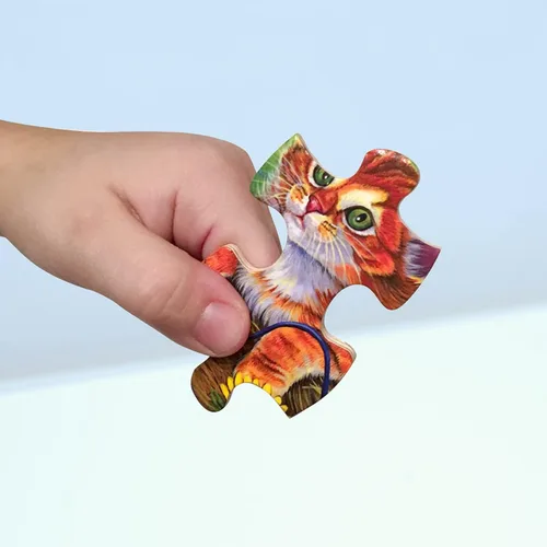 Miniatura 5 de Masterpieces Rompecabezas de 48 piezas de hechos divertidos para niños, rompecabezas de madera del arca de Noé, 12 x 12 pulgadas