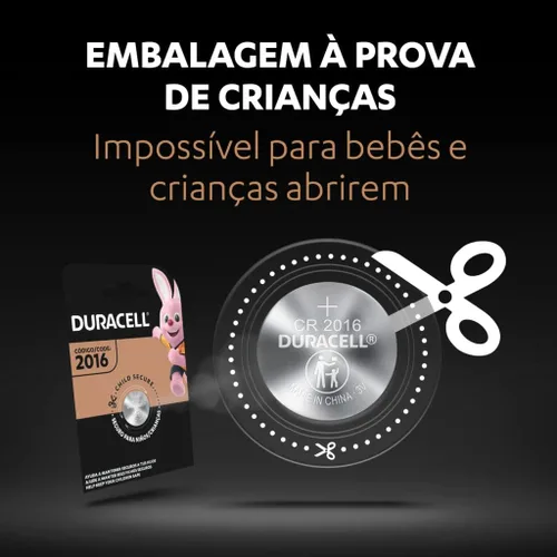 Miniatura 2 de Duracell Batería de litio de seguridad 3 voltios 2016 1 cada uno (paquete de 12)