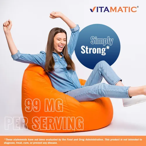Miniatura 6 de Vitamatic Potasio 99mg – 250 Tabletas – Cloruro de Potasio para la Función Muscular, del Corazón y de los Nervios – Apoyo de Electrolitos – Sin OMG