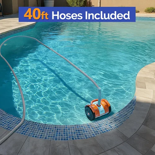 Miniatura 4 de VINGLI - Aspiradora de piscina lateral de succión automática (actualización 2025), potente barredora de pared para piscinas enterradas, incluye
