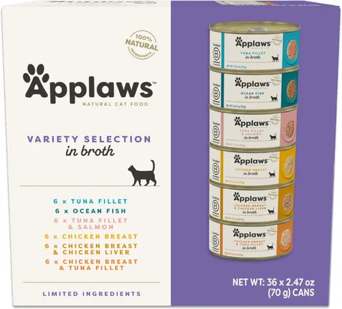 Miniatura 11 de Applaws - Comida húmeda enlatada natural para gatos, ingredientes limitados y naturales, alto contenido en proteínas sin aditivos artificiales
