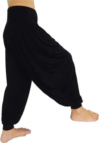 Miniatura 3 de Pantalones holgados con cintura elástica y harem Aladdin para mujer