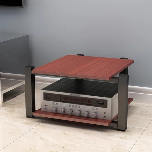 Miniatura 19 de Soporte para medios AV, estantería audiovisual, gabinete estéreo, torre de estante de audio, gabinete de consola de reproductor de discos, estantes