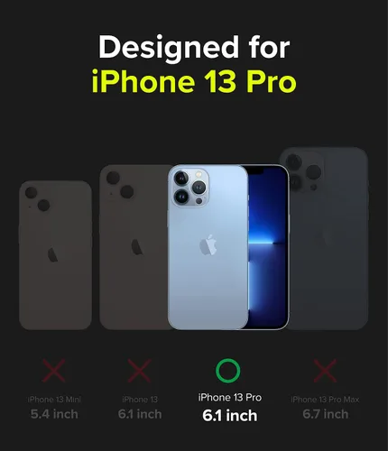 Miniatura 2 de Ringke Fusion-X - Funda compatible con iPhone 13 Pro, diseño de camuflaje, parte trasera dura, resistente, a prueba de golpes, avanzada funda