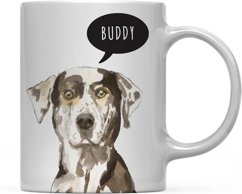 Miniatura 33 de Andaz Press Taza de café personalizada de 11 onzas para perro, Shih Tzu Shorter Haired Up Close, paquete de 1 Shih Tzu pelo más corto personalizado