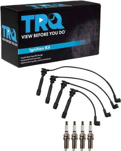 Miniatura 14 de Kit de bujías de chispa TRQ 5 piezas de bujías de iridio Compatible con Acura Integra 1992-2001 1999-2000 Honda Civic 1994-1995 Civic del Sol