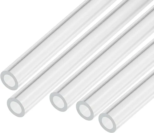 Miniatura 9 de MECCANIXITY Tubo acrílico transparente rígido redondo 9 piezas 0.157 in (5/32 pulgadas) ID 0.315 in (5/16 pulgadas) OD 6" para lámparas y linternas