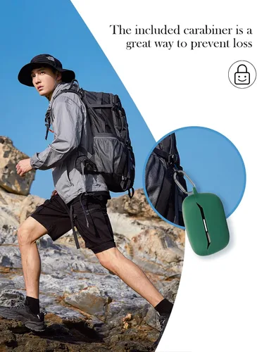 Miniatura 4 de Funda para JBL Endurance Race 2 True Wireless in Ear Earbuds, protección suave, a prueba de golpes, funda de silicona BOVUGAC con llavero, kit