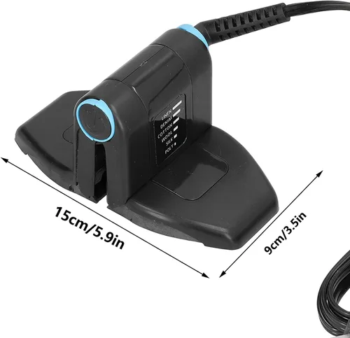 Miniatura 5 de Yosoo Mini plancha eléctrica antideslizante antiadherente de doble capa portátil mini cuello alto plancha eléctrica para viajes familiares US